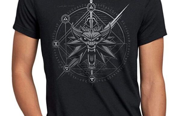 Camiseta The Witcher Escudo Geralt