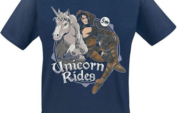 Camiseta The Witcher Yennefer Unicorn Rides