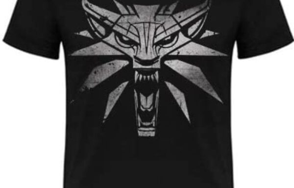 Camiseta The Witcher 3 white wolf