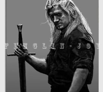 Poster metálico The Witcher- Varios tamaños