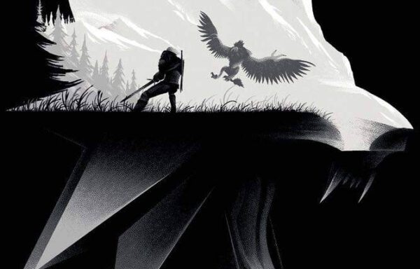 Poster The Witcher, Negro y Blanco 91x61cm