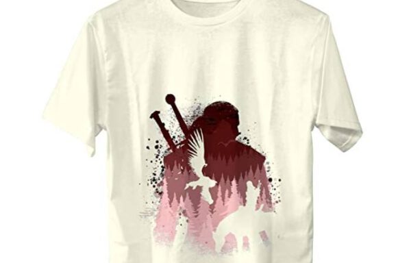 Camiseta The Witcher fondo varios colores