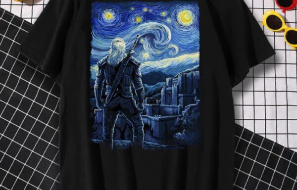 Camiseta The Witcher Van Gogh
