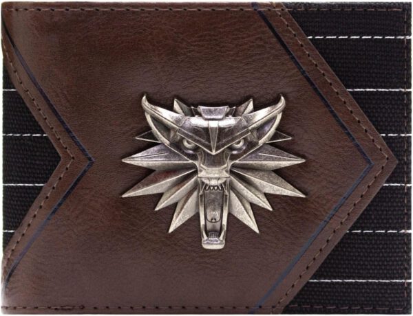 Cartera The Witcher 3 Medallón del Lobo