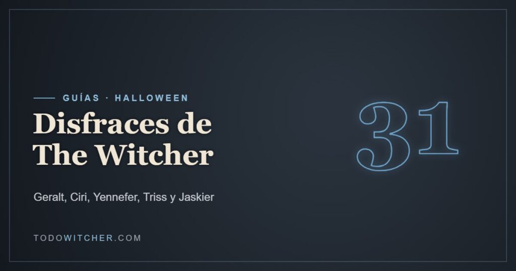 Portada: Disfraces de The Witcher para Halloween