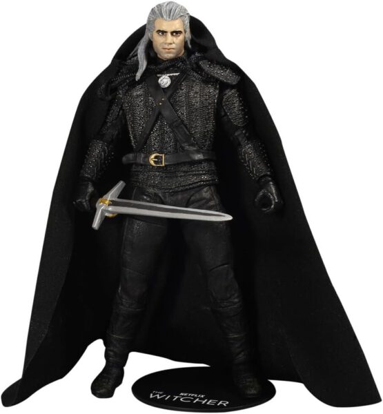 McFarlane Figura Geralt de Rivia Temporada 1 con capa – 18 cm