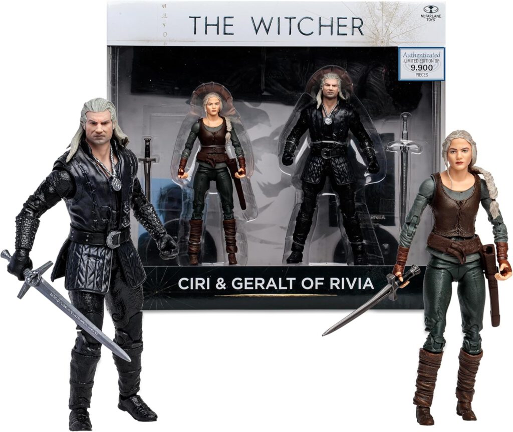 McFarlane Pack Ciri y Geralt de Rivia (Temporada 3) – Figuras 18 cm