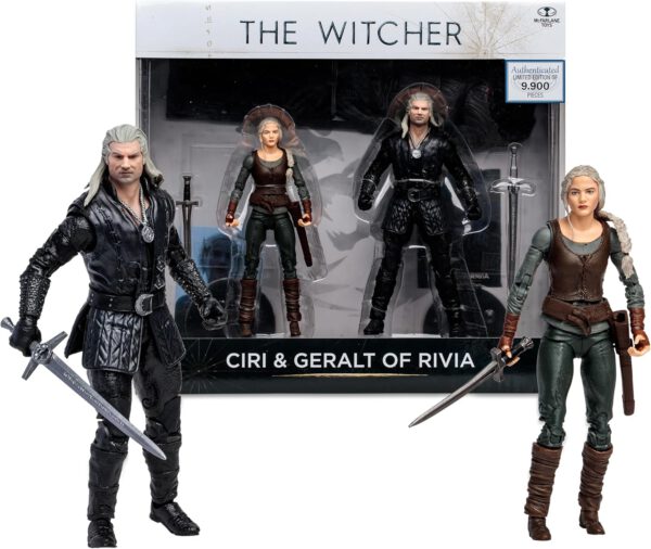 McFarlane Pack Ciri y Geralt de Rivia (Temporada 3) – Figuras 18 cm