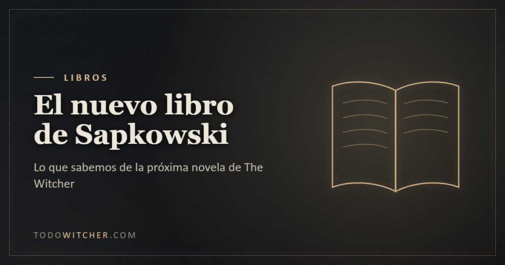 Portada: el nuevo libro de Sapkowski
