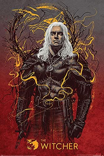 Póster The Witcher Geralt the Wolf – 61 x 91,5 cm