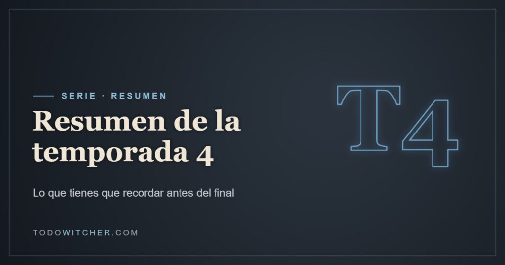 Portada: Resumen temporada 4 The Witcher