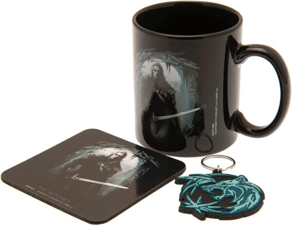 Set regalo The Witcher «The Hunter» – Taza y llavero