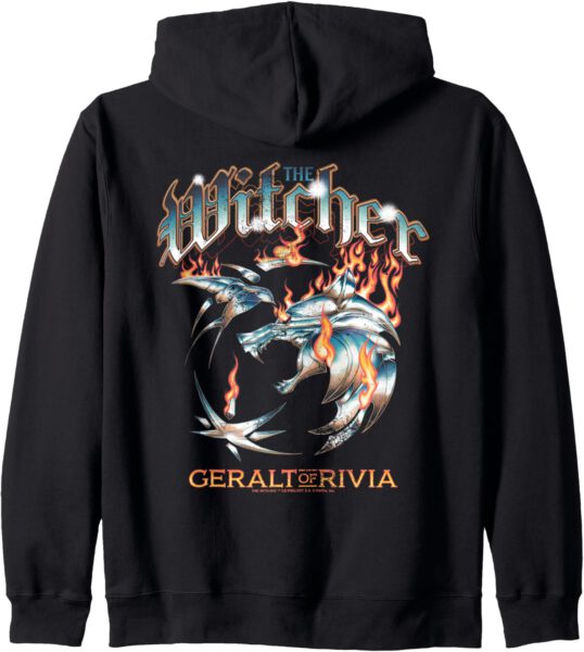 Sudadera con capucha The Witcher Heavy Metal Geralt – Oficial
